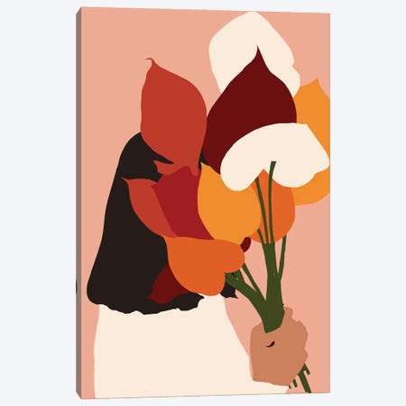The Comfort Zone, Pastel Bohemian Woman Canvas Print #UMA2240} by 83 Oranges Canvas Print