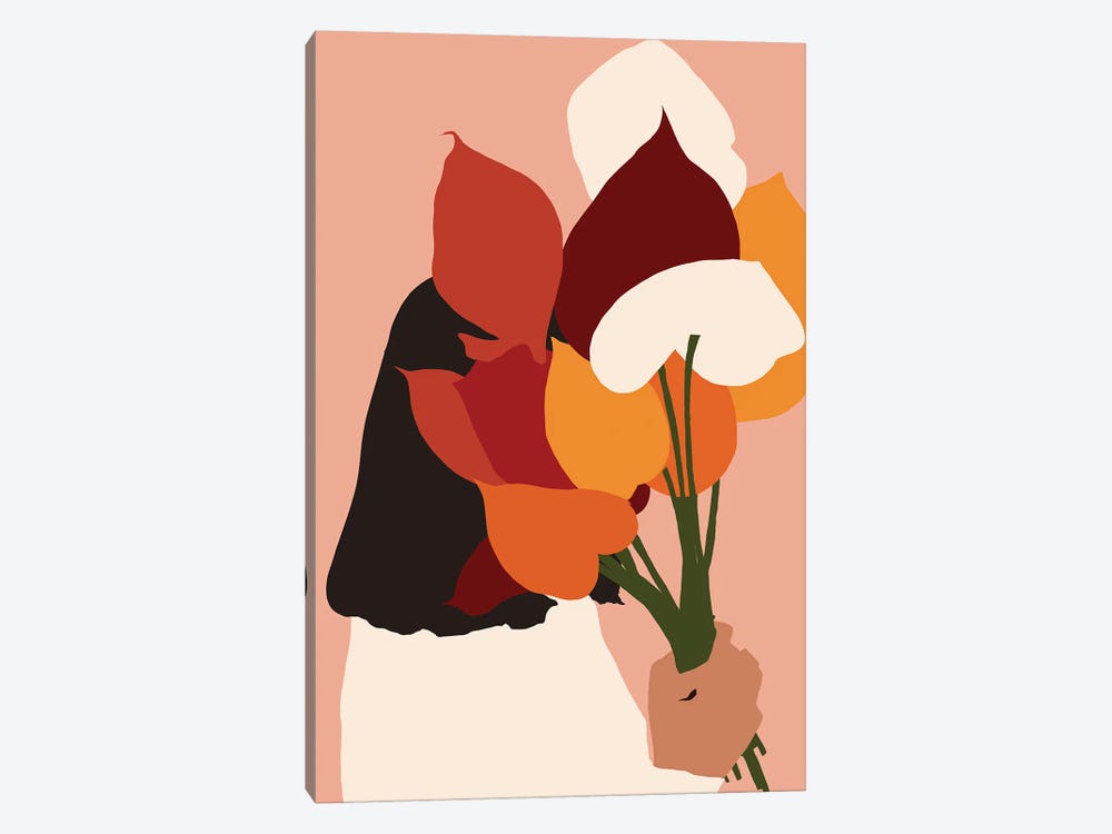The Comfort Zone, Pastel Bohemian Woman by 83 Oranges 1-piece Canvas Print
