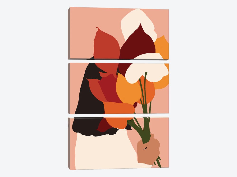 The Comfort Zone, Pastel Bohemian Woman by 83 Oranges 3-piece Art Print