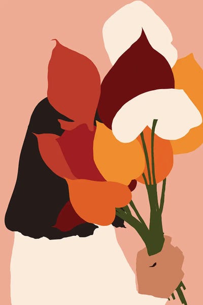 Fine Art Print: The Comfort Zone, Pastel Bohemian Woman by 83 Oranges
