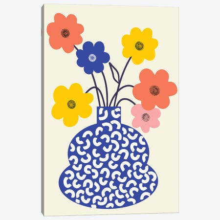Inheritance, Flower Pot Botanical Floral Canvas Print #UMA2256} by 83 Oranges Canvas Art Print
