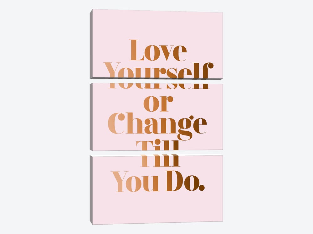 Love Yourself by 83 Oranges 3-piece Canvas Print