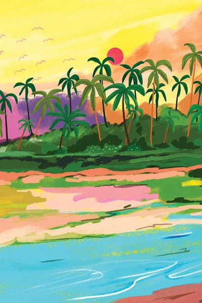 Tropical Backwaters Of Kerala by 83 Oranges multi panel art