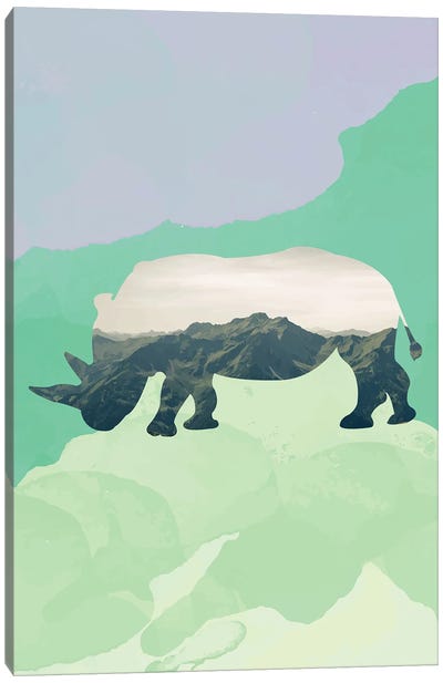 Soul Canvas Art Print - Rhinoceros Art