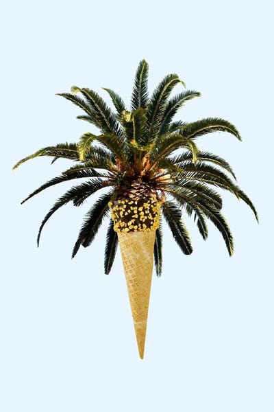 Coconut Ice Cream by 83 Oranges canvas print