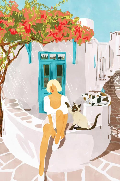 Greek Vacay by 83 Oranges wall art