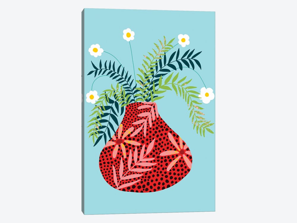 Sunny Side Up Flower Pot by 83 Oranges 1-piece Art Print