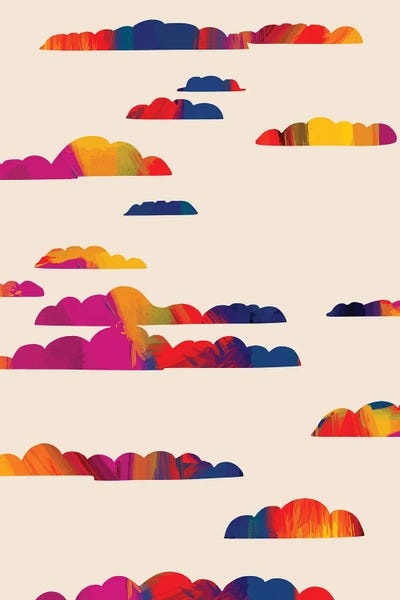 Totem Clouds by 83 Oranges canvas print