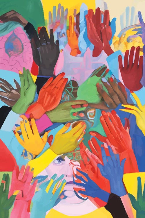 A Hand Is All We Need by 83 Oranges wall art