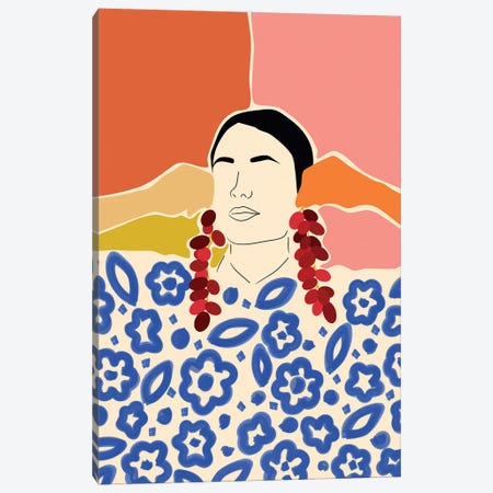 Trends, Bohemian Abstract Matisse Woman Canvas Print #UMA2385} by 83 Oranges Art Print