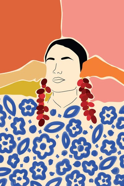Artists Like Matisse: Trends, Bohemian Abstract Matisse Woman by 83 Oranges