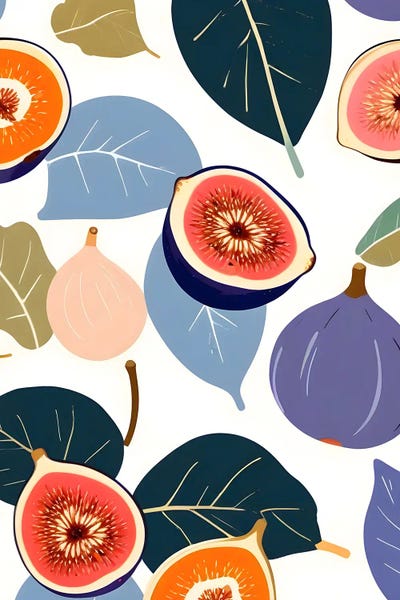 Fig Bohème by 83 Oranges framed canvas print