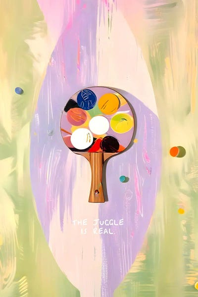 The Juggle Is Real by 83 Oranges canvas print