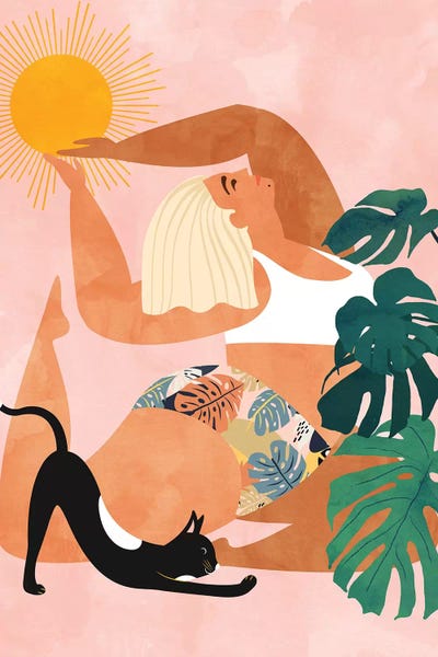 Body Positivity: Tropical Yoga by 83 Oranges