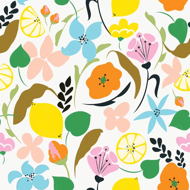 Lemon Botanicals by 83 Oranges wall art