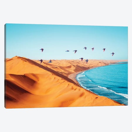 Desert Birds Canvas Print #UMA254} by 83 Oranges Canvas Print