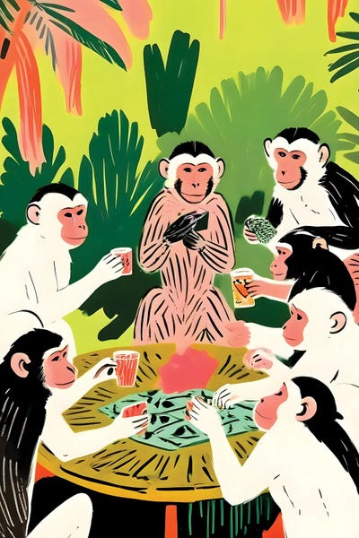 Cards & Board Games: Monkey Poker And Royal Flush by 83 Oranges