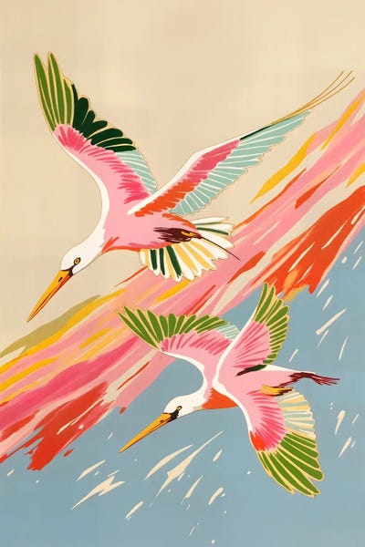Spoonbills: Roseate Spoonbills by 83 Oranges