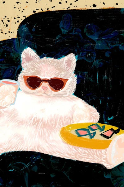 Fine Art Print: Cat-Itude Animals Pets Cats by 83 Oranges