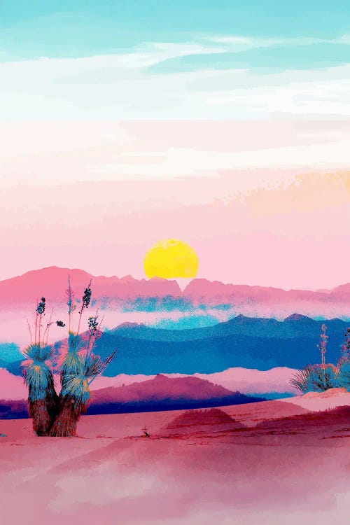 Heart Made Of Liquid Sunsets by 83 Oranges wall art
