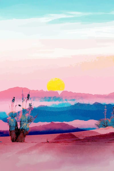 Heart Made Of Liquid Sunsets