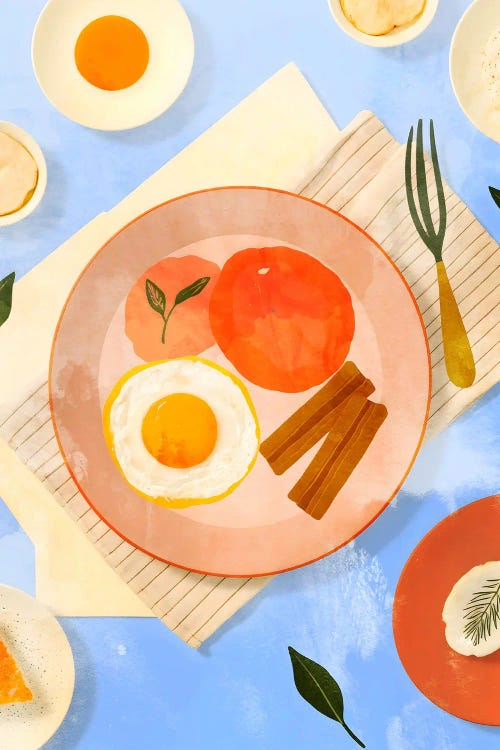 Sunny Side Up And Soul Wide Open by 83 Oranges wall art