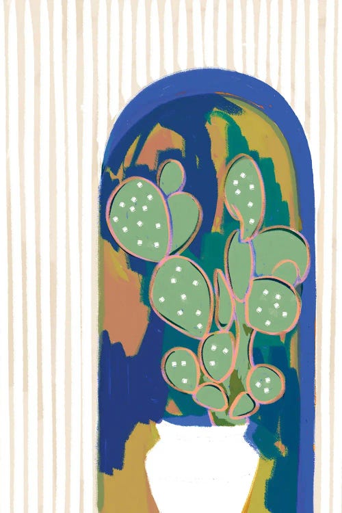 House Rules - Cactus Stays by 83 Oranges  canvas print