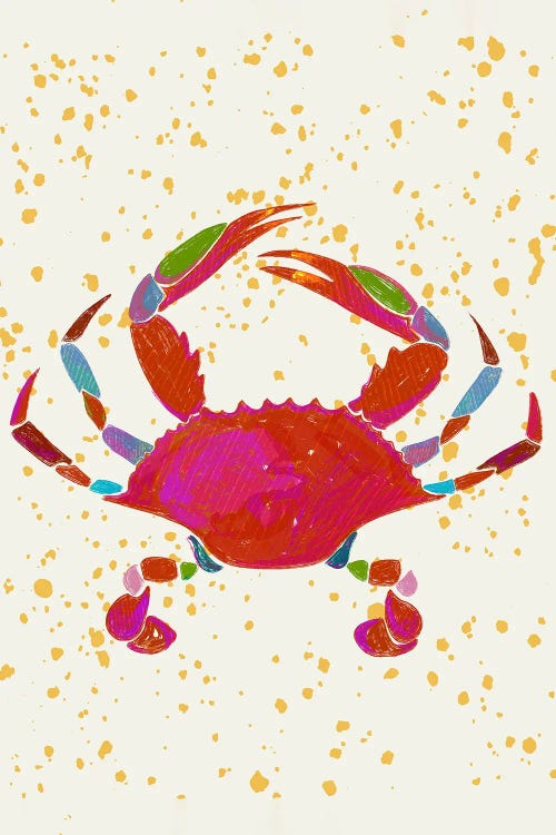 Crab By The Golden Tide