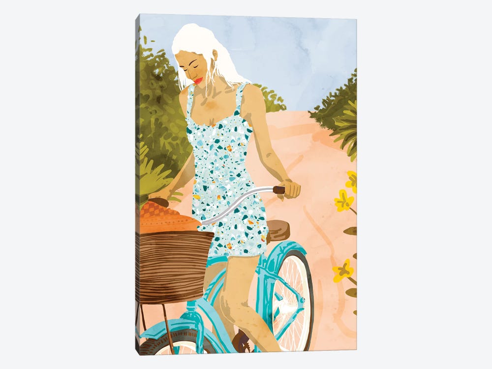 Biking In The Woods by 83 Oranges 1-piece Canvas Print