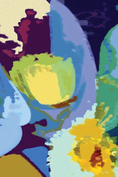 83 Oranges - Multi Panel Prints: Where Spring Begins Abstract Tulip Painting by 83 Oranges