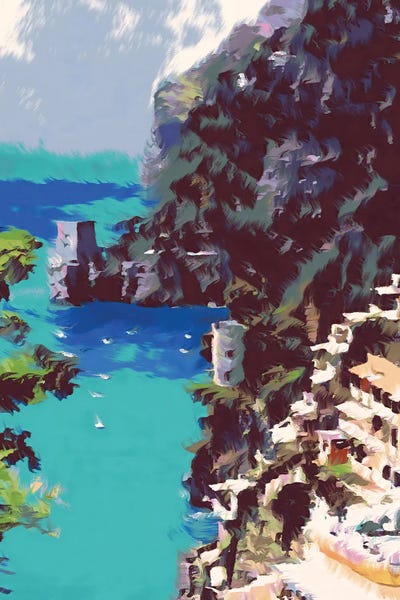 83 Oranges - Multi Panel Prints: Turquoise Coast by 83 Oranges