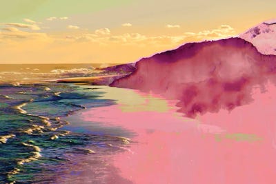 All Greens - Canvas Prints: Somewhere The Sea Turned Pink by 83 Oranges