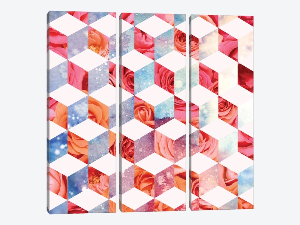 Eve's Sweet Garden Of Roses by 83 Oranges 3-piece Canvas Artwork