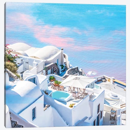 Greece Dreams Canvas Print #UMA280} by 83 Oranges Canvas Art Print
