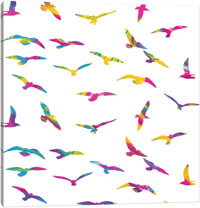 Wild & Free Canvas Art Print - Animal Patterns
