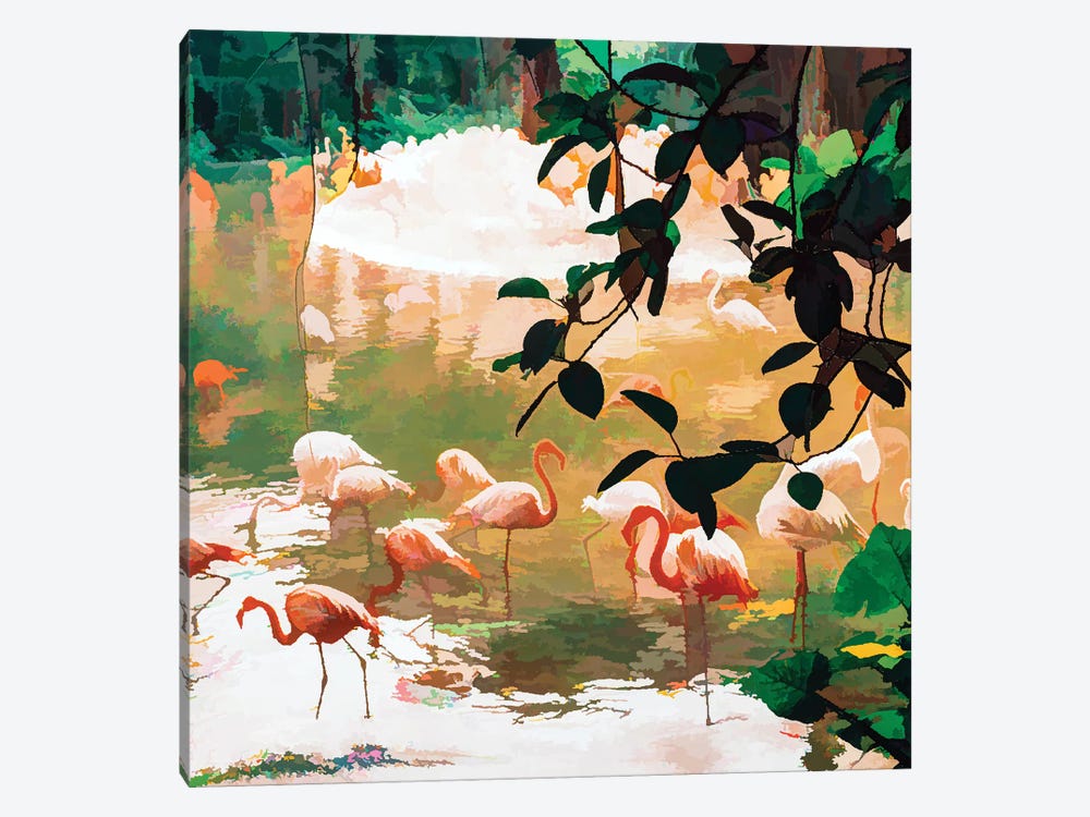 Flamingo Sighting by 83 Oranges 1-piece Art Print