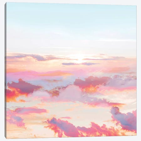 Blush Clouds Canvas Print #UMA318} by 83 Oranges Art Print