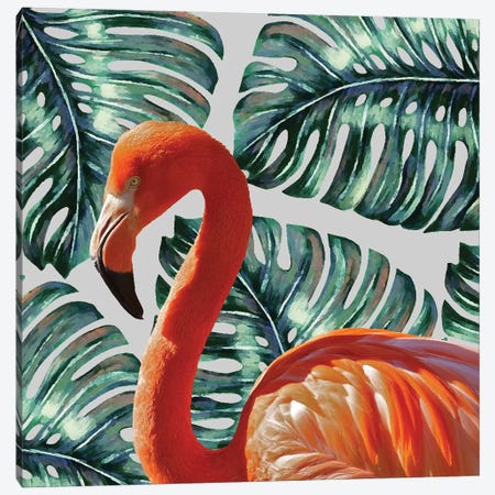 Flamingo Canvas Print #UMA31} by 83 Oranges Canvas Wall Art