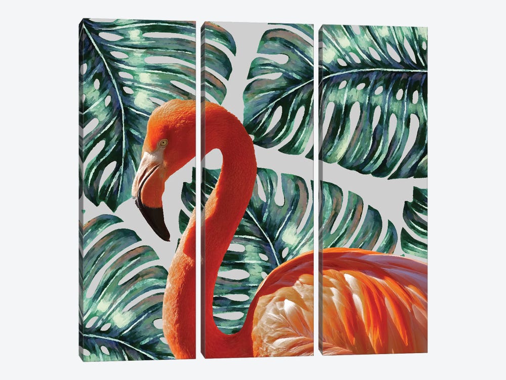 Flamingo by 83 Oranges 3-piece Canvas Art Print