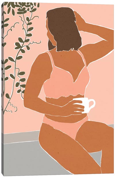Morning Coffee Canvas Art Print - Coffee Art