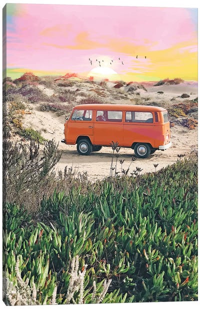 Summer Adventure Canvas Art Print - Volkswagen
