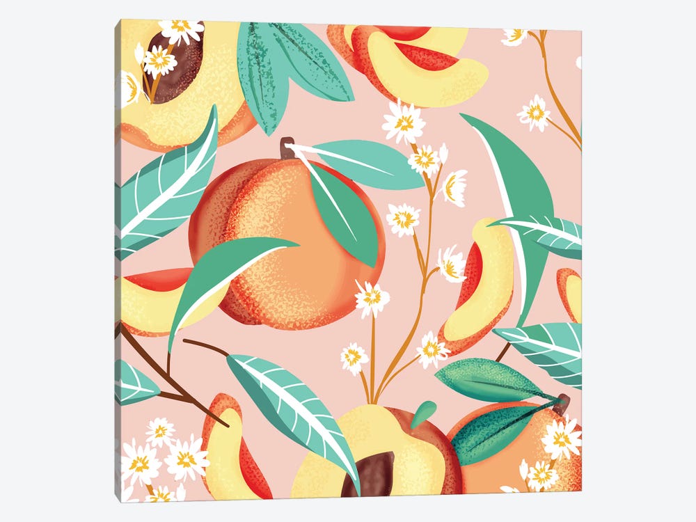 Peach Season by 83 Oranges 1-piece Canvas Print