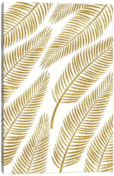 Golden Palm  Canvas Art Print - Tempered Tastes