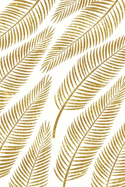 Floral & Botanical Patterns: Golden Palm  by 83 Oranges