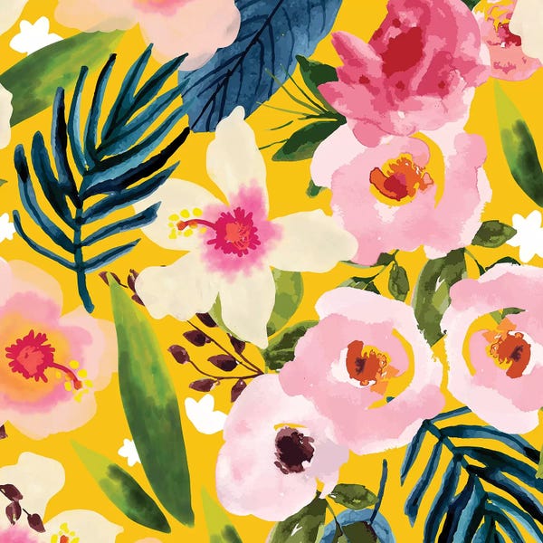 Tropical Leaves: No Winter Lasts Forever; No Spring Skips It's Turn by 83 Oranges