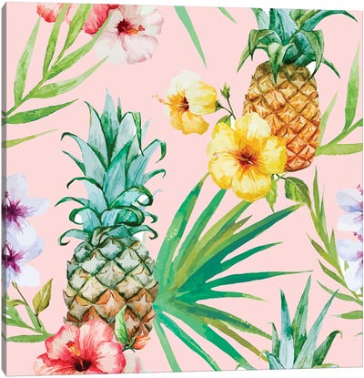 Hawaii  Canvas Art Print - Pineapple Art