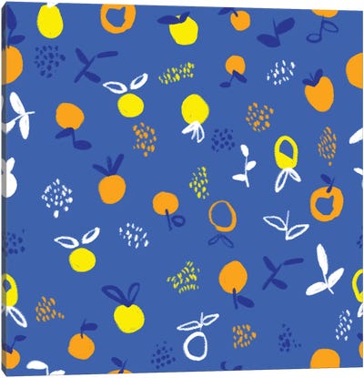 Always Summer, In Good Company, The Fruit Always Ripe Canvas Art Print - Orange Art
