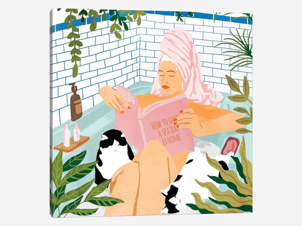 How To Have A Spa Day At Home by 83 Oranges 1-piece Art Print