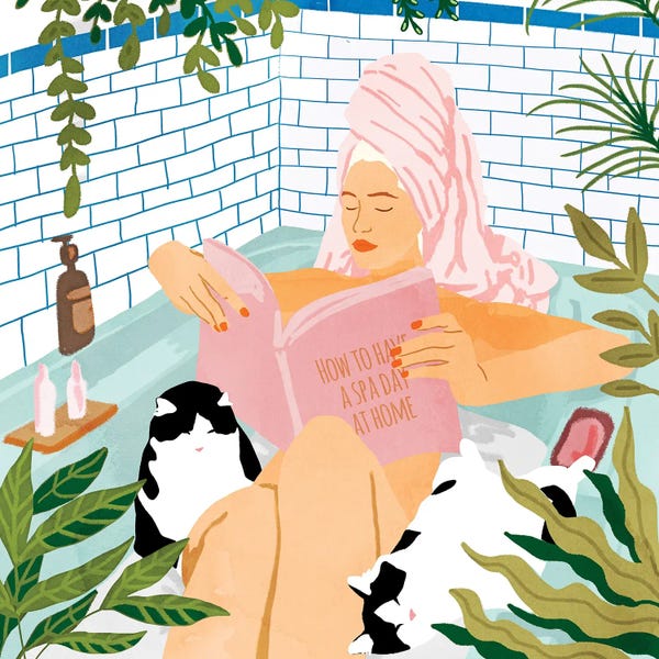 Tropical Leaves: How To Have A Spa Day At Home by 83 Oranges