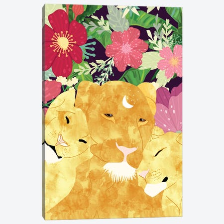A Sincere Promise I Made To Myself, To Be Your Lioness When Things Are Messed Canvas Print #UMA430} by 83 Oranges Canvas Artwork